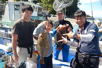 釣りをしている写真