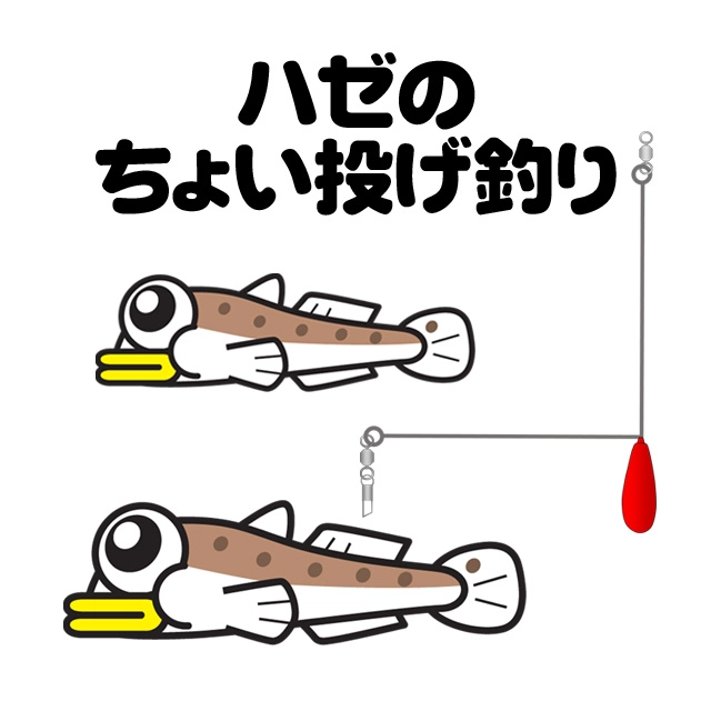 ハゼのちょい投げ釣り