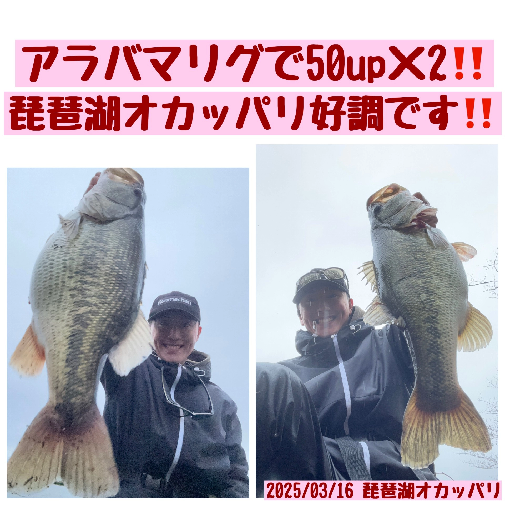 アラバマリグの釣果です！