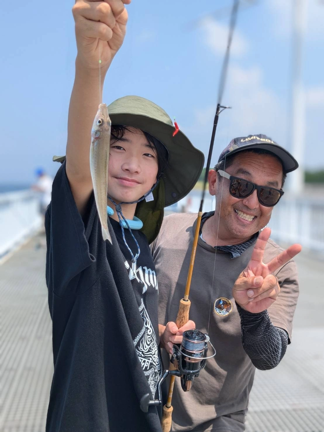 田原エコパーク　シロギスやそのほか色々な魚が釣れています！