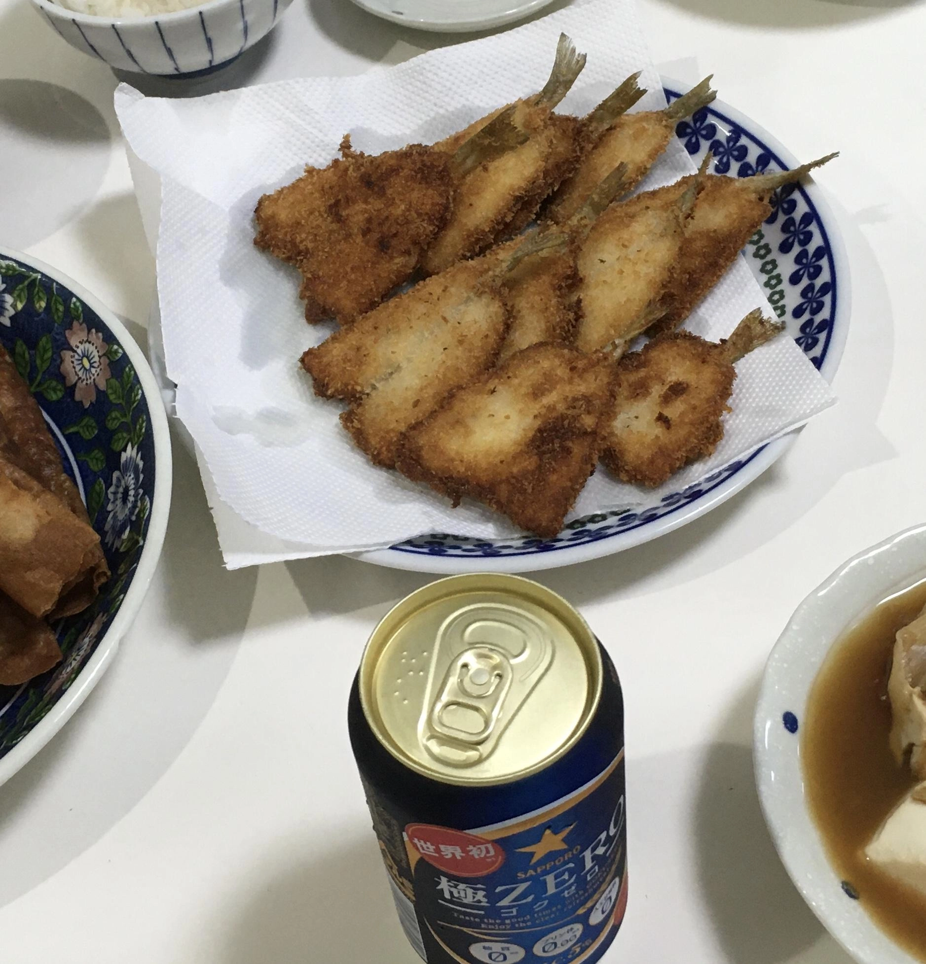 キス本来の味をだす様にパン粉は少なくつけました