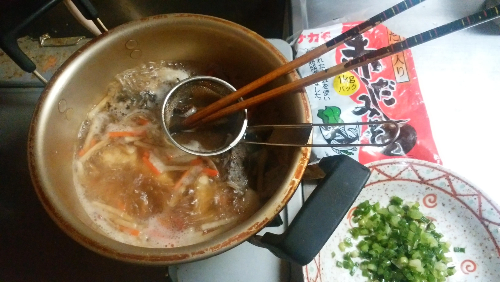 味噌汁風。