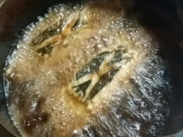揚げちゃう