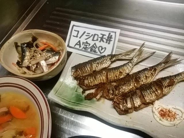 焼きと酢の物