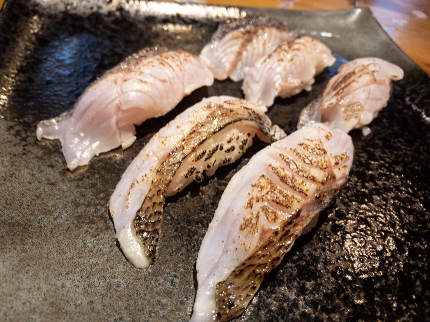 黒ムツ バラムツ
握って炙り