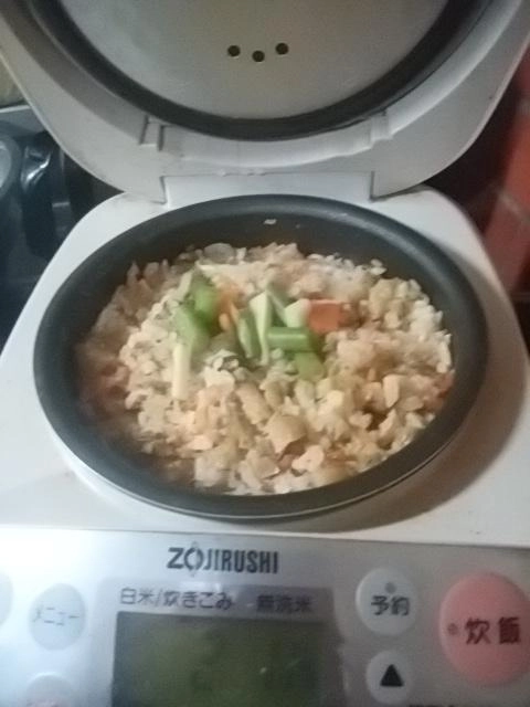 炊飯器で