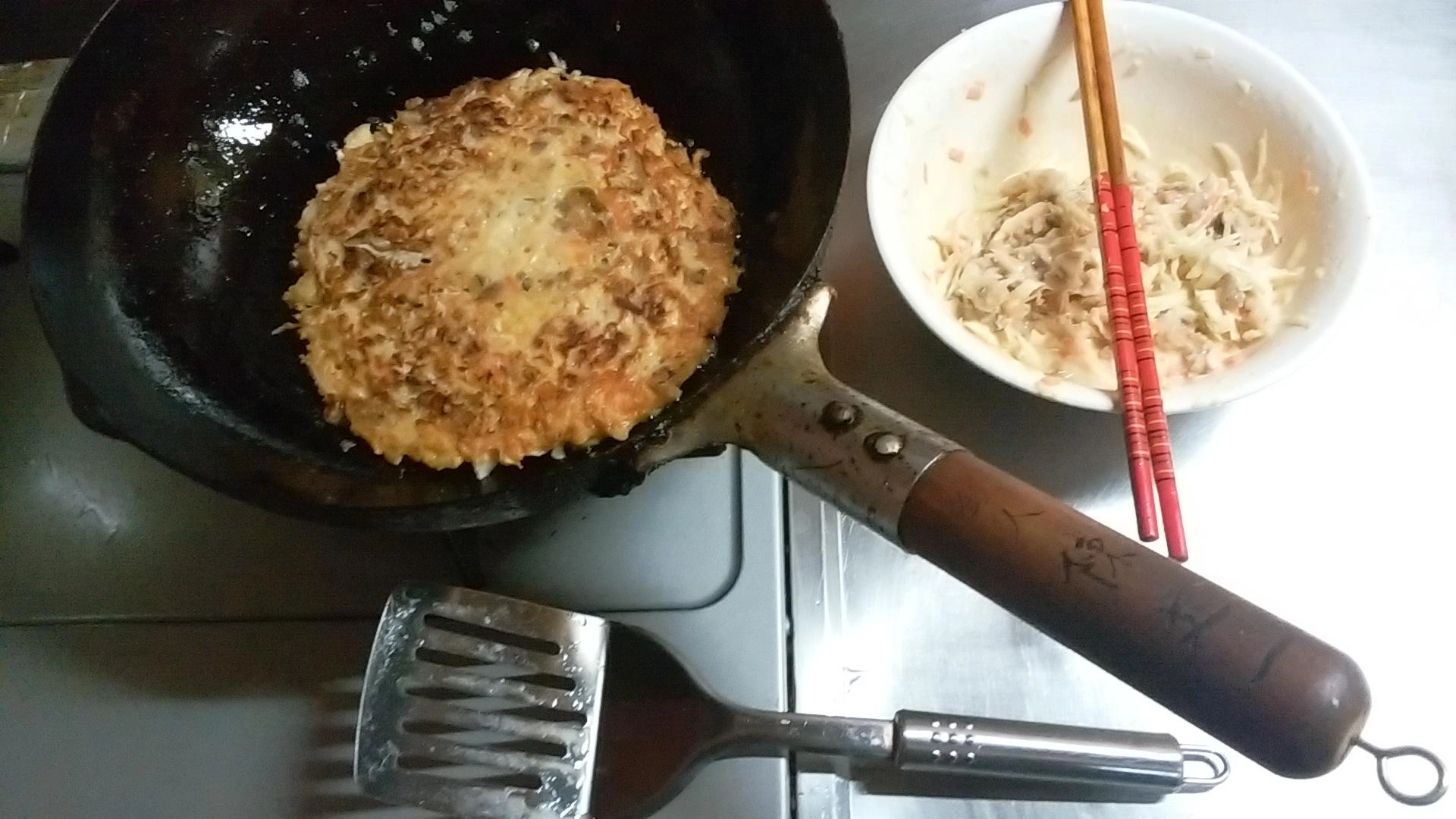 油多めで揚げ焼きデス!