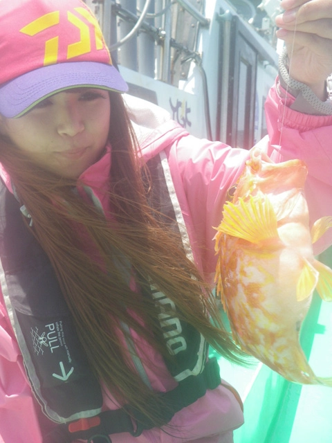 沼津店のありんこちゃんも大きなカサゴをたくさん釣っていました。