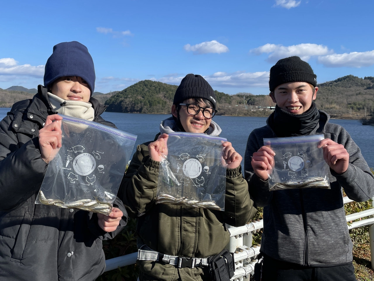 3人の釣果