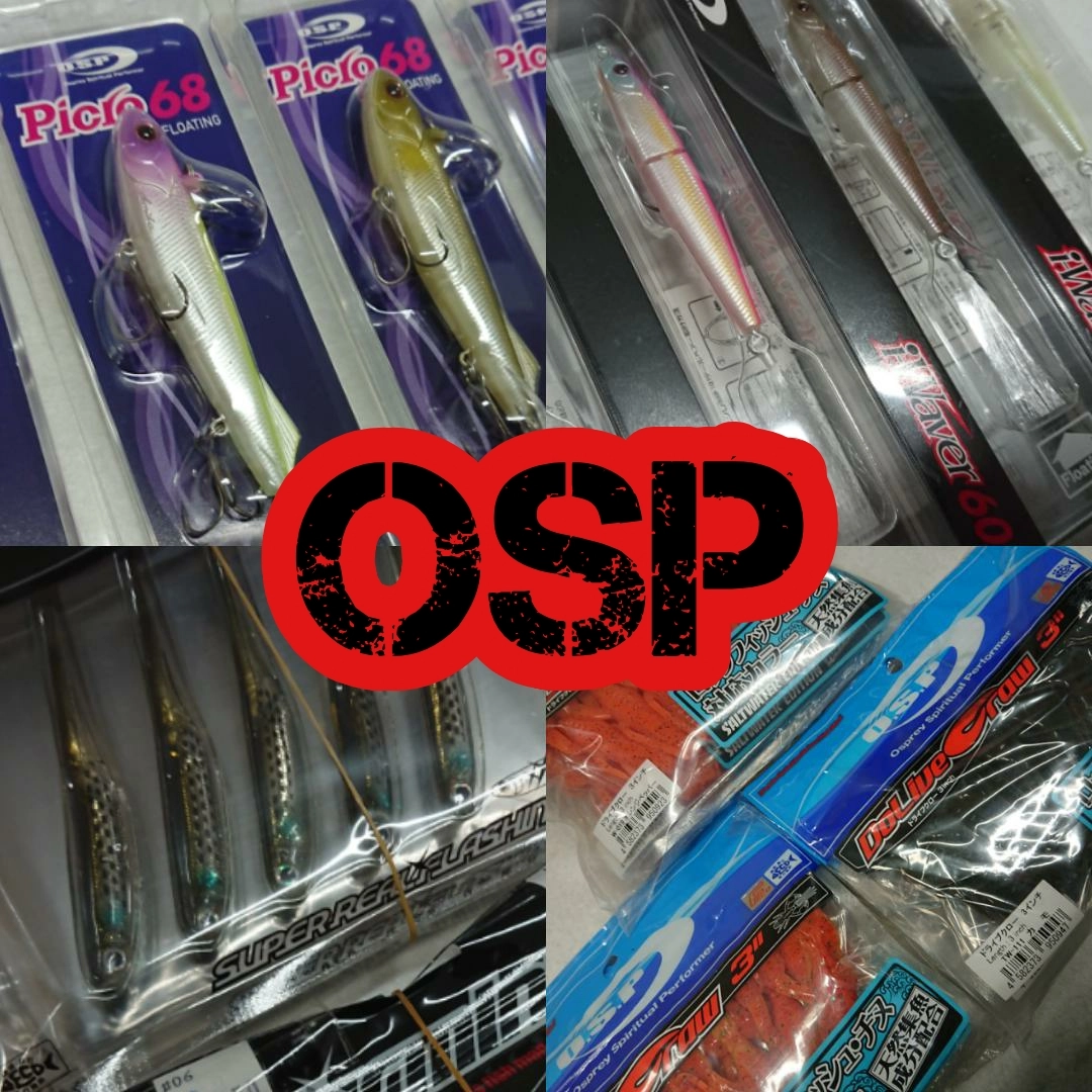イシグロ半田店【入荷情報】OSPの新製品・大人気ルアーが大量入荷しました
！！ピクロ・アイウェーバー60等々
