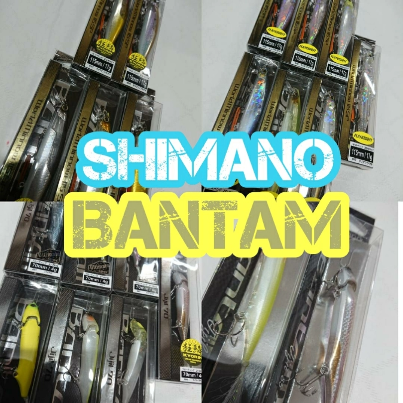 【イシグロ半田店】シマノ・バンタムルアー入荷
！！ワールドミノー・ジジル