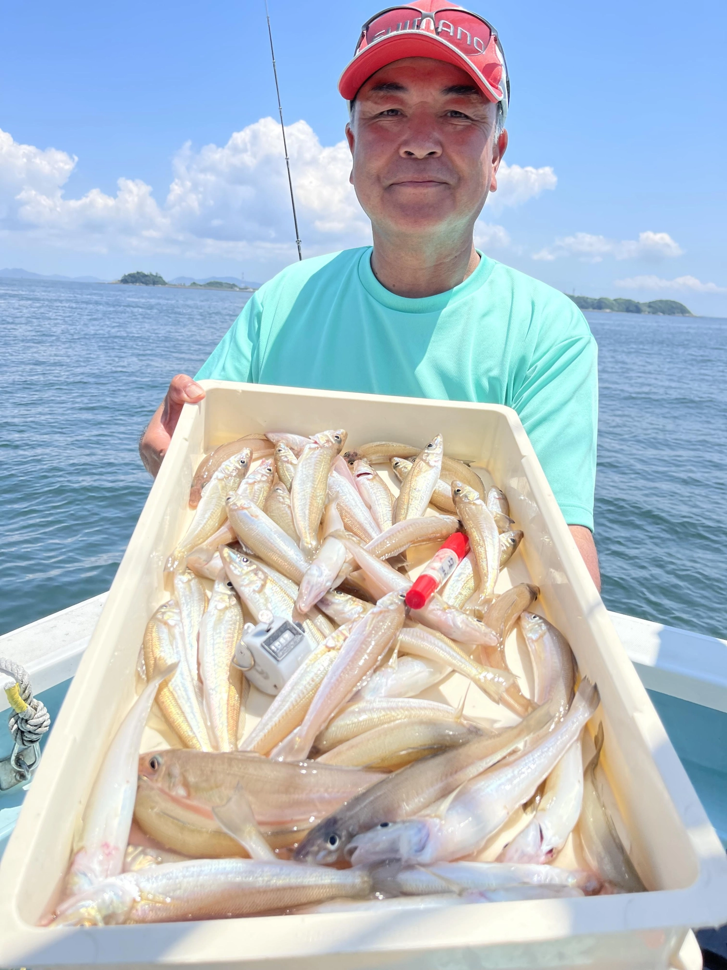 こちらの常連様は深場のデカポチャギスでも❹❼本も釣り上げましたよッ( ͡° ͜ʖ ͡°)