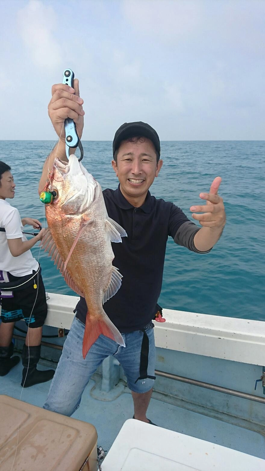 水深30～40M。一日120ｇのタイラバでOKでした♪