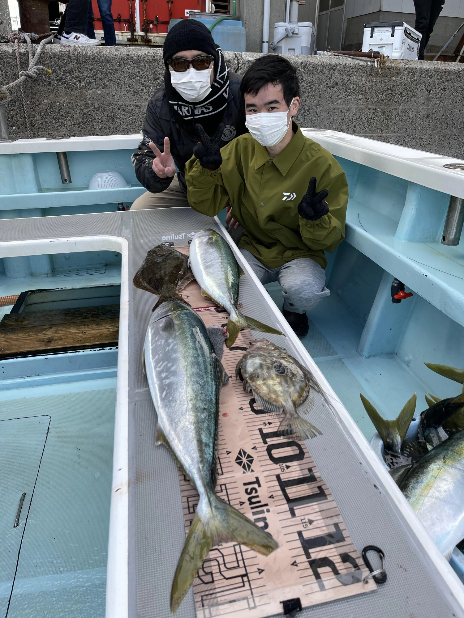 お父さんと【青物】の引きを楽しみましたッ(^-^)