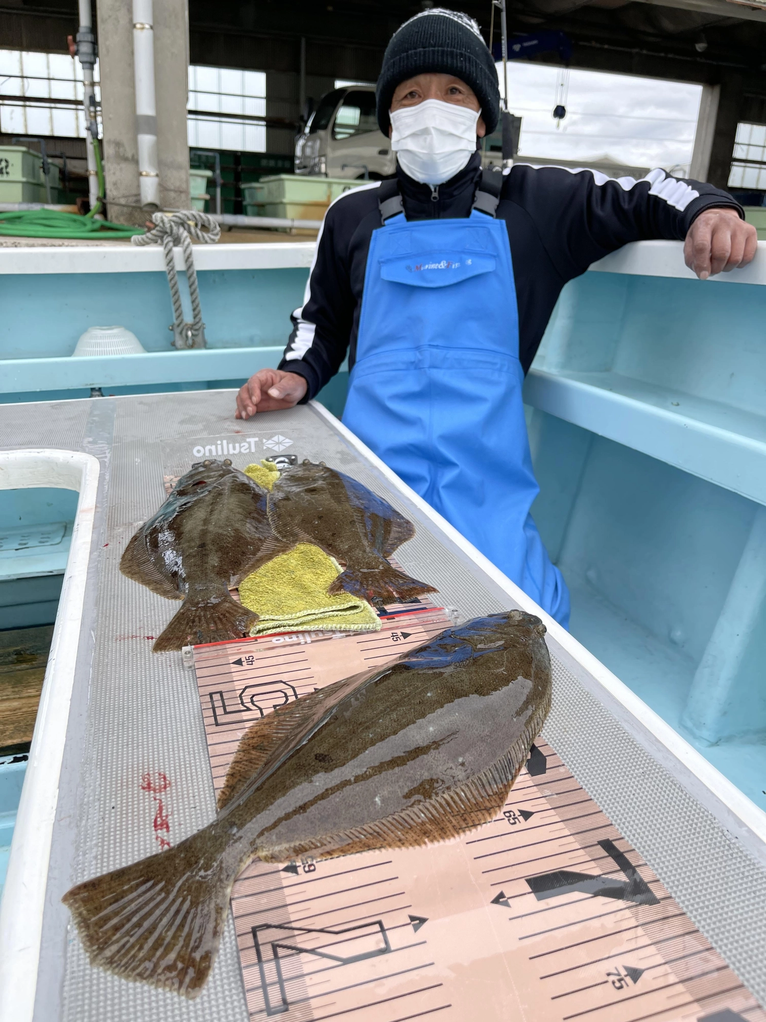 武丸のアシスタントも初冬アベレージビラメを❸枚も釣るッ‼︎