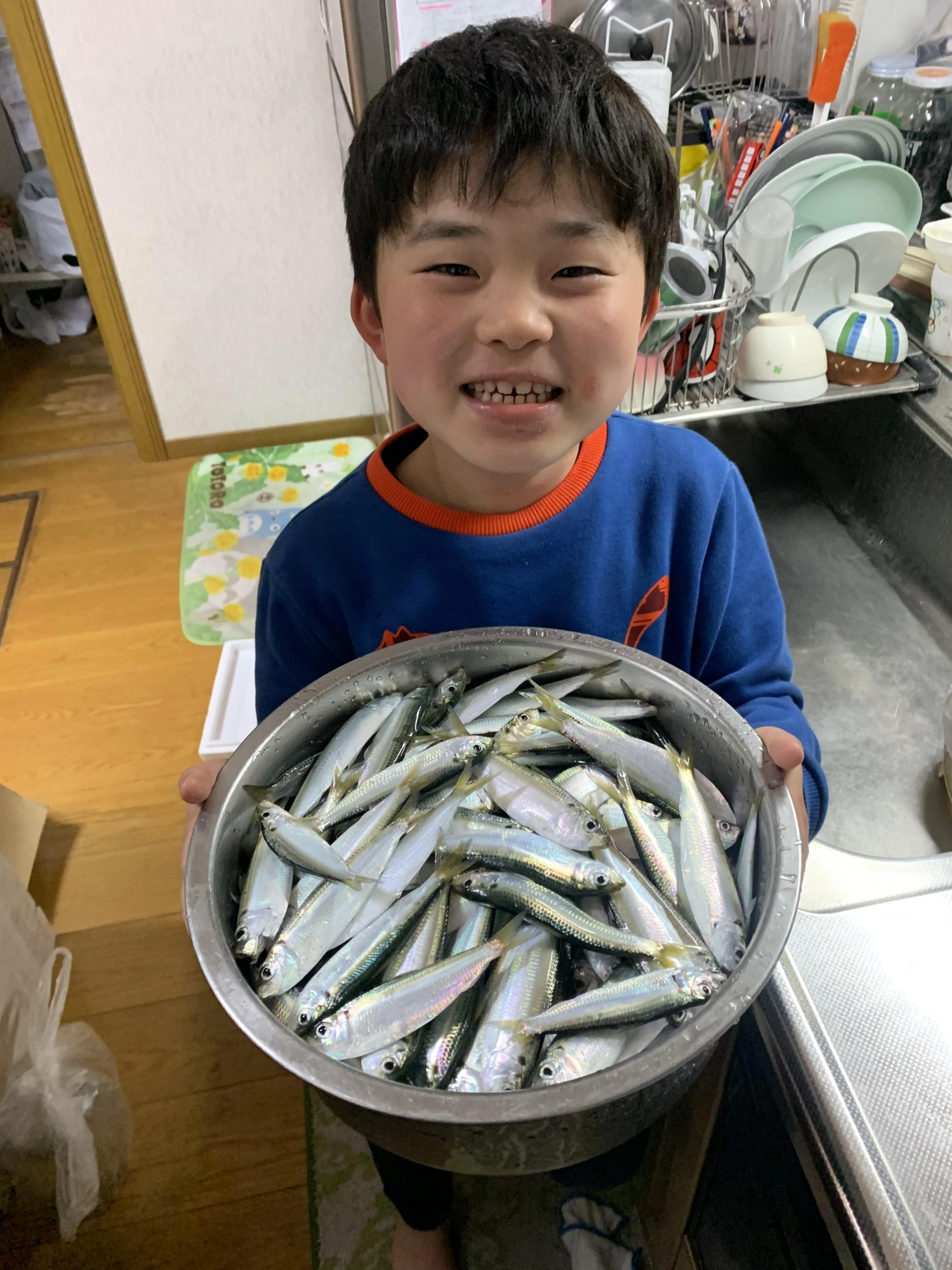 ドヤ顔息子笑