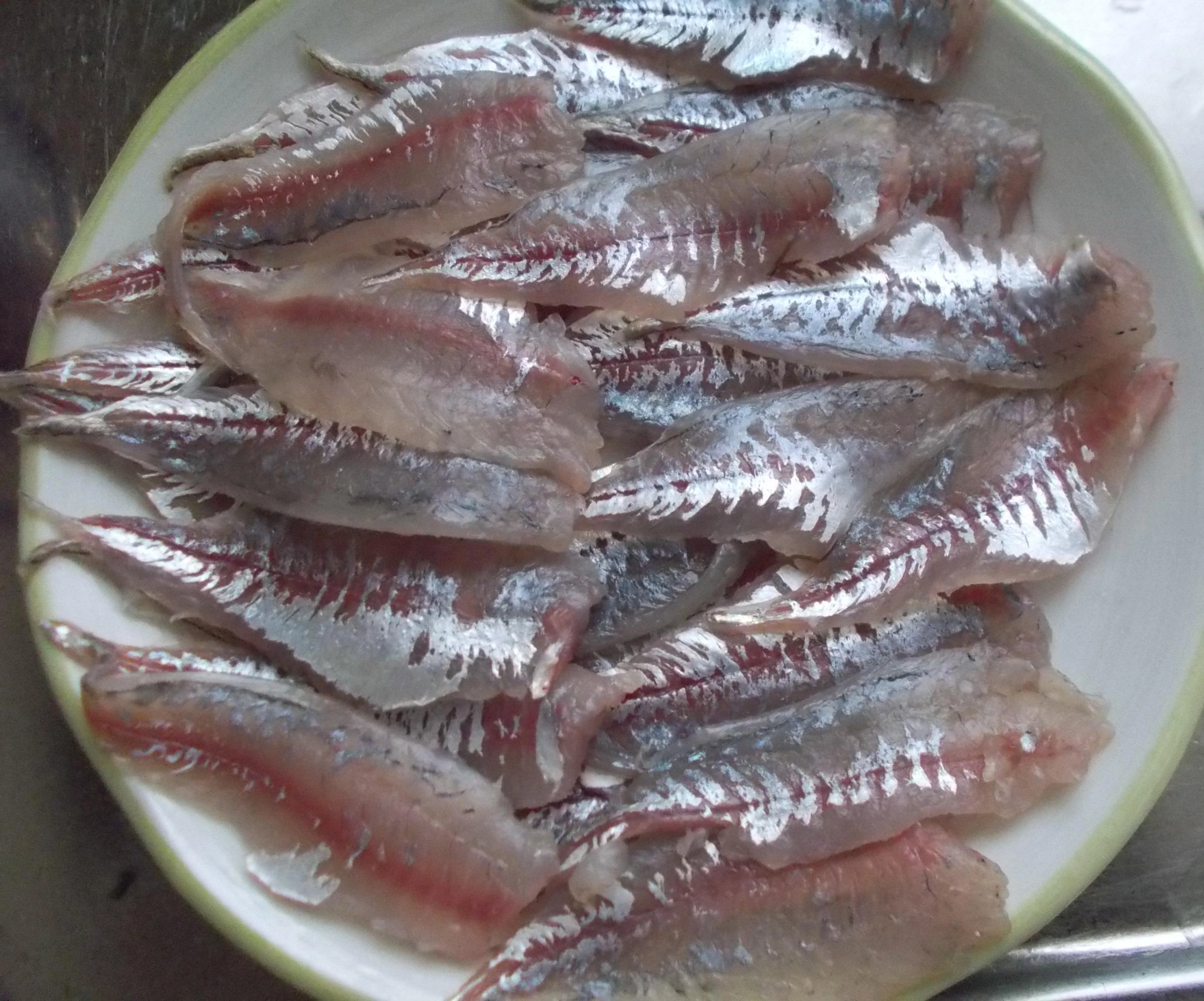 釣れたアジはお刺身に、ショウガ醤油に青ネギをたっぷり入れて食べました。もちろん美味しいですよ♪