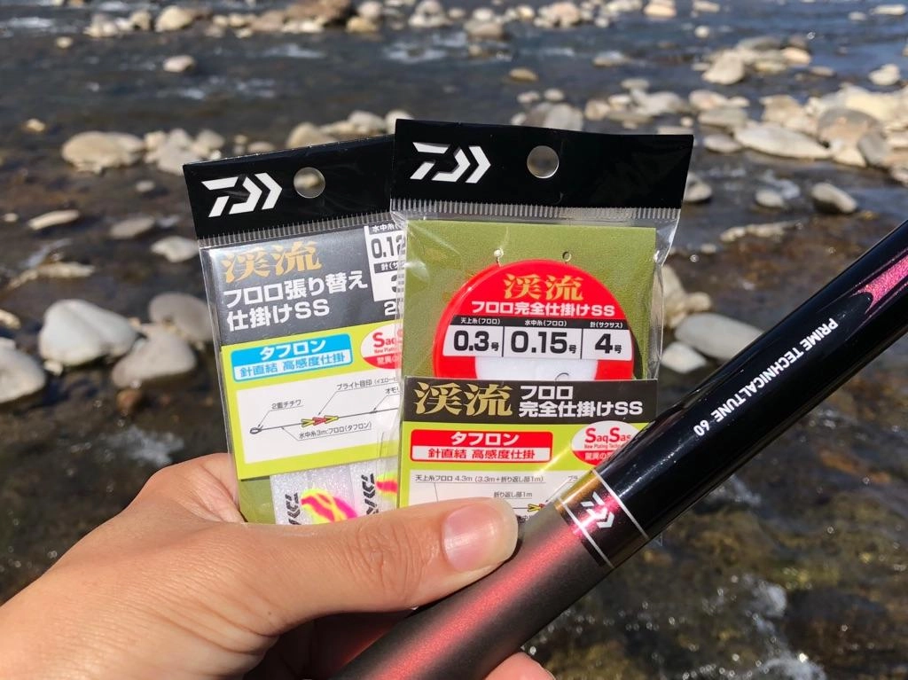 竿・仕掛けにはこちらを使用しました！
