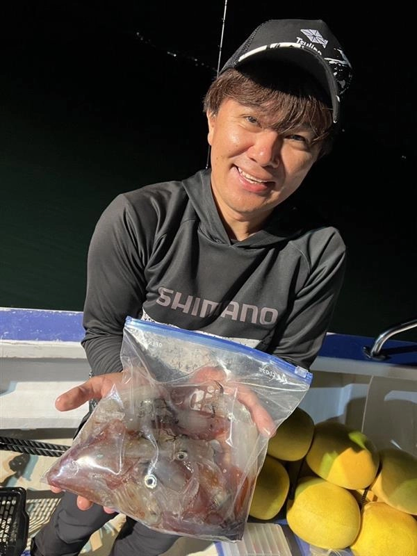 イカメタルの釣果はトップで15杯の釣果でした！今後の釣果に期待です。