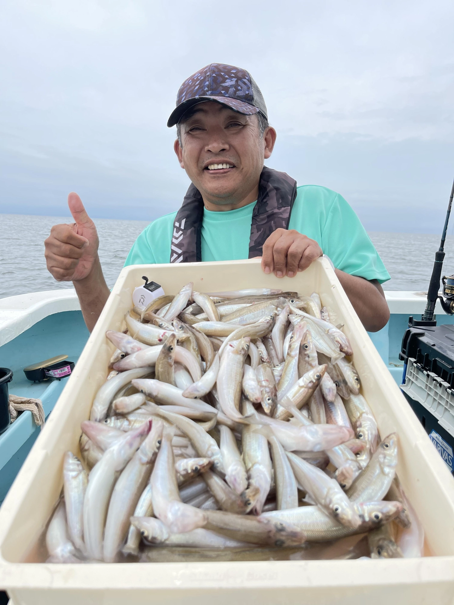 いつもの常連様はデカポチャギス主体にダブル トリプル掛けと【束釣り】Over達成ッ( ͡° ͜ʖ ͡°)