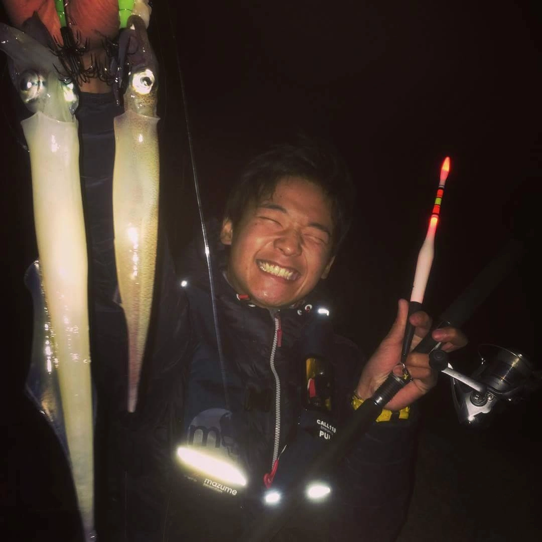 釣れた!!!電気ウキでのヤリイカ釣り♪