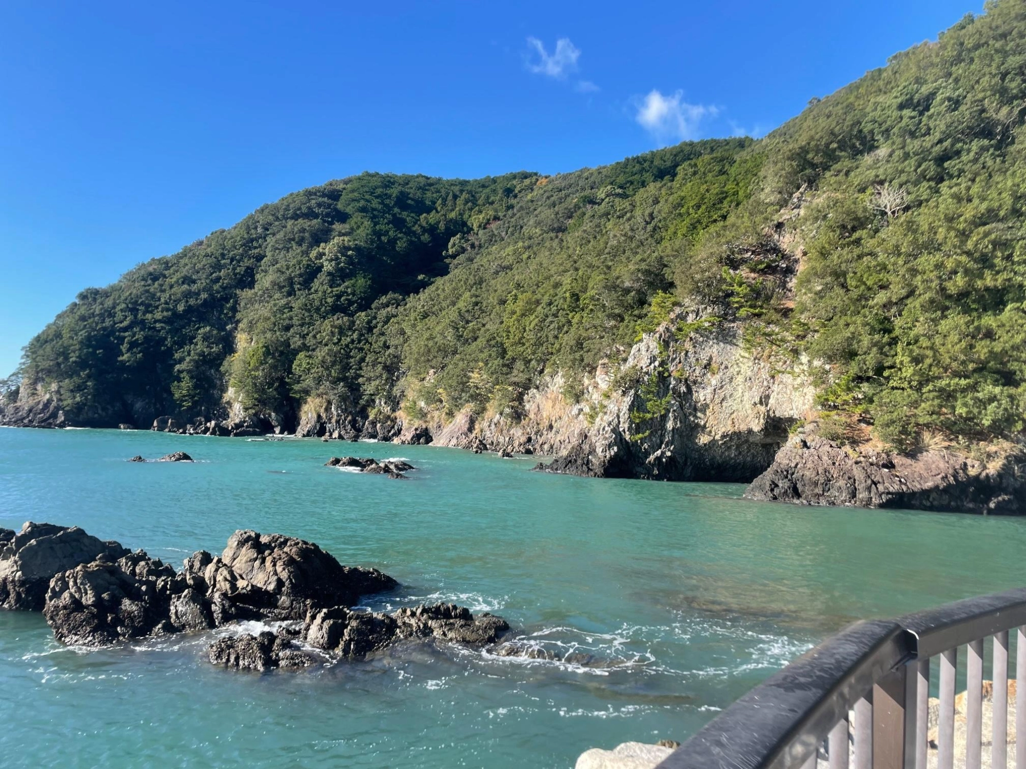 何と言ってもきれいな景色の中で癒されます