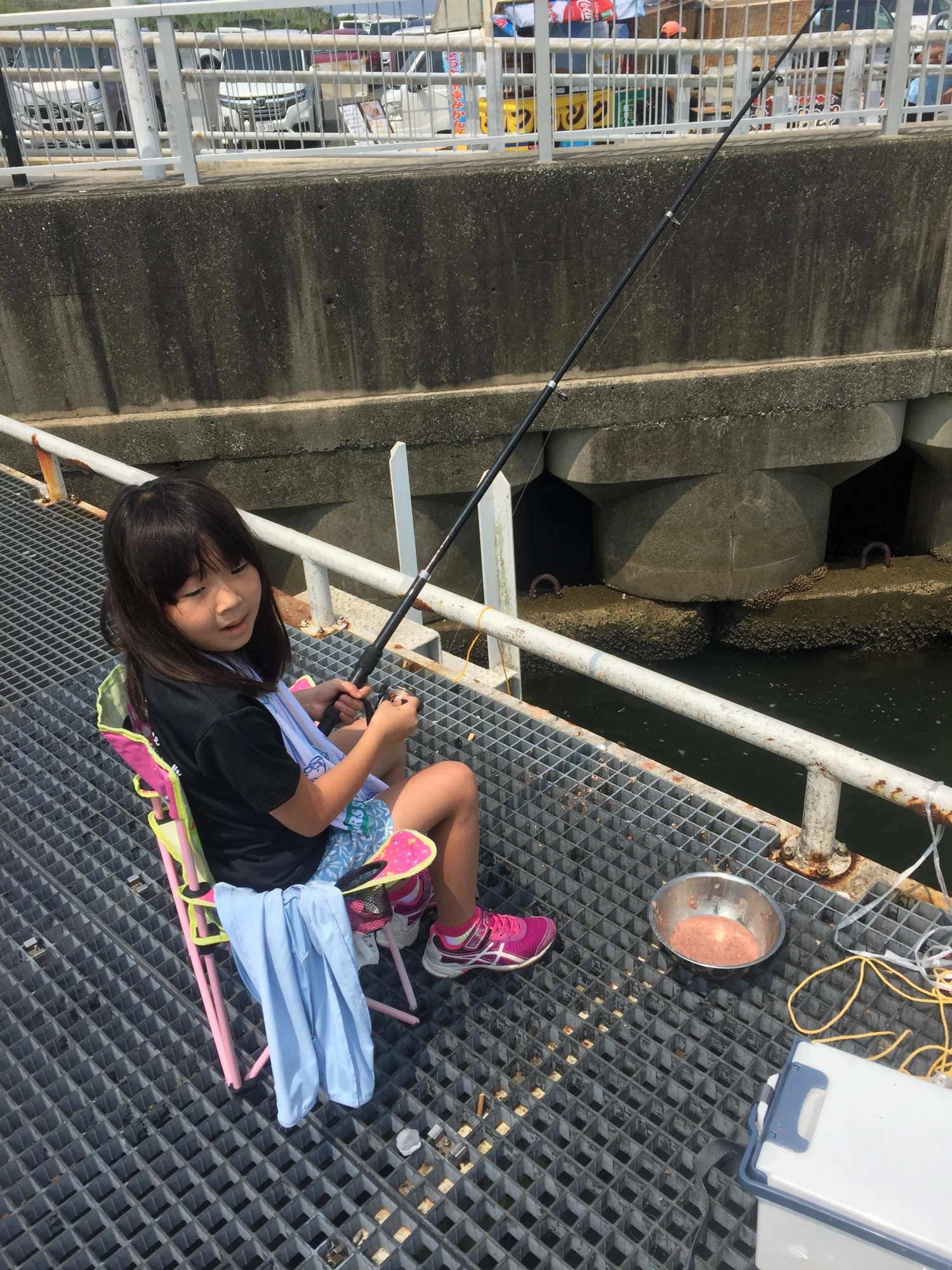 娘の初釣り