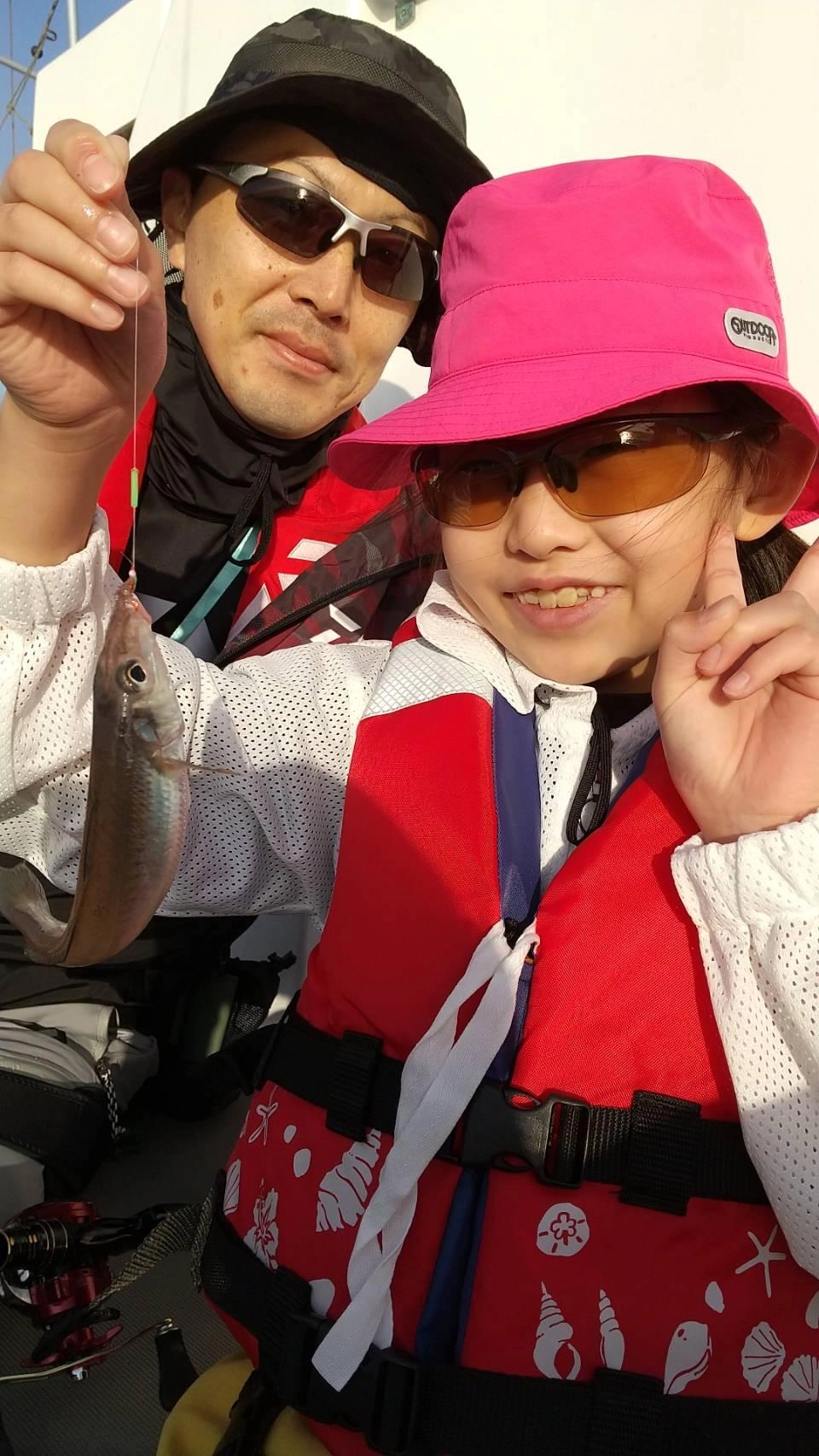 こちらのツリガ様はお父さんとデカポチャギスを沢山 釣りましたよッ(^-^)