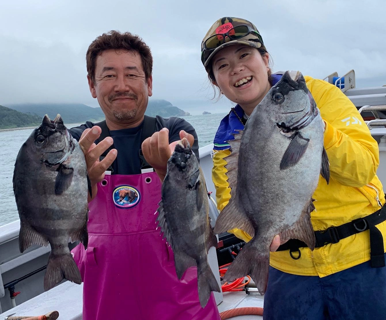 直栄丸の船長さん！釣り方や不明点など親切丁寧に教えてくれます。