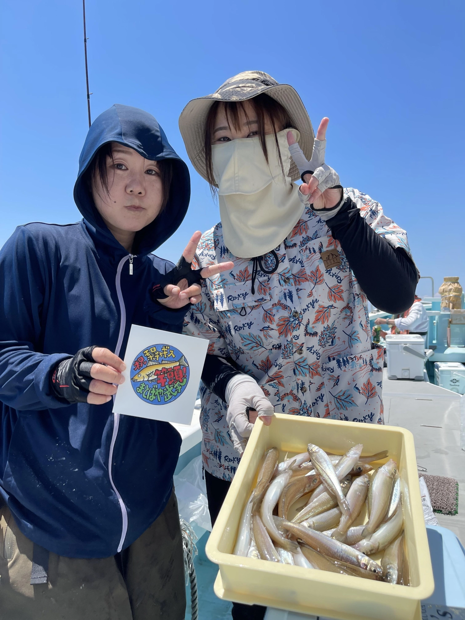 こちらのツリジョ様達はデカポチャギス中心に釣ってましたよッ(^-^)