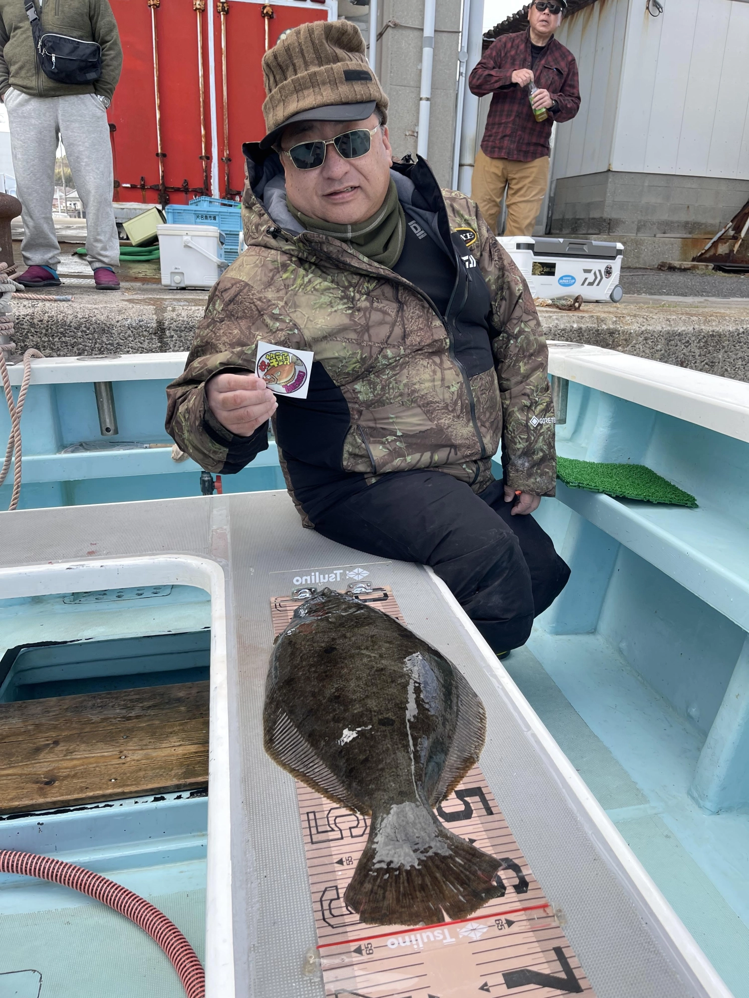 こちらのお客様は念願の肉厚デカビラメを狩るッ(^-^)