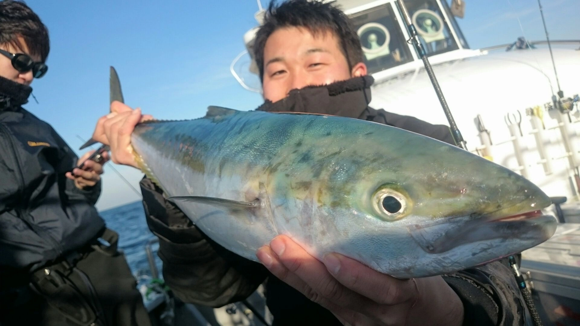 スタッフ松井（大）
ジギング2回目の挑戦で、ワラサゲット！