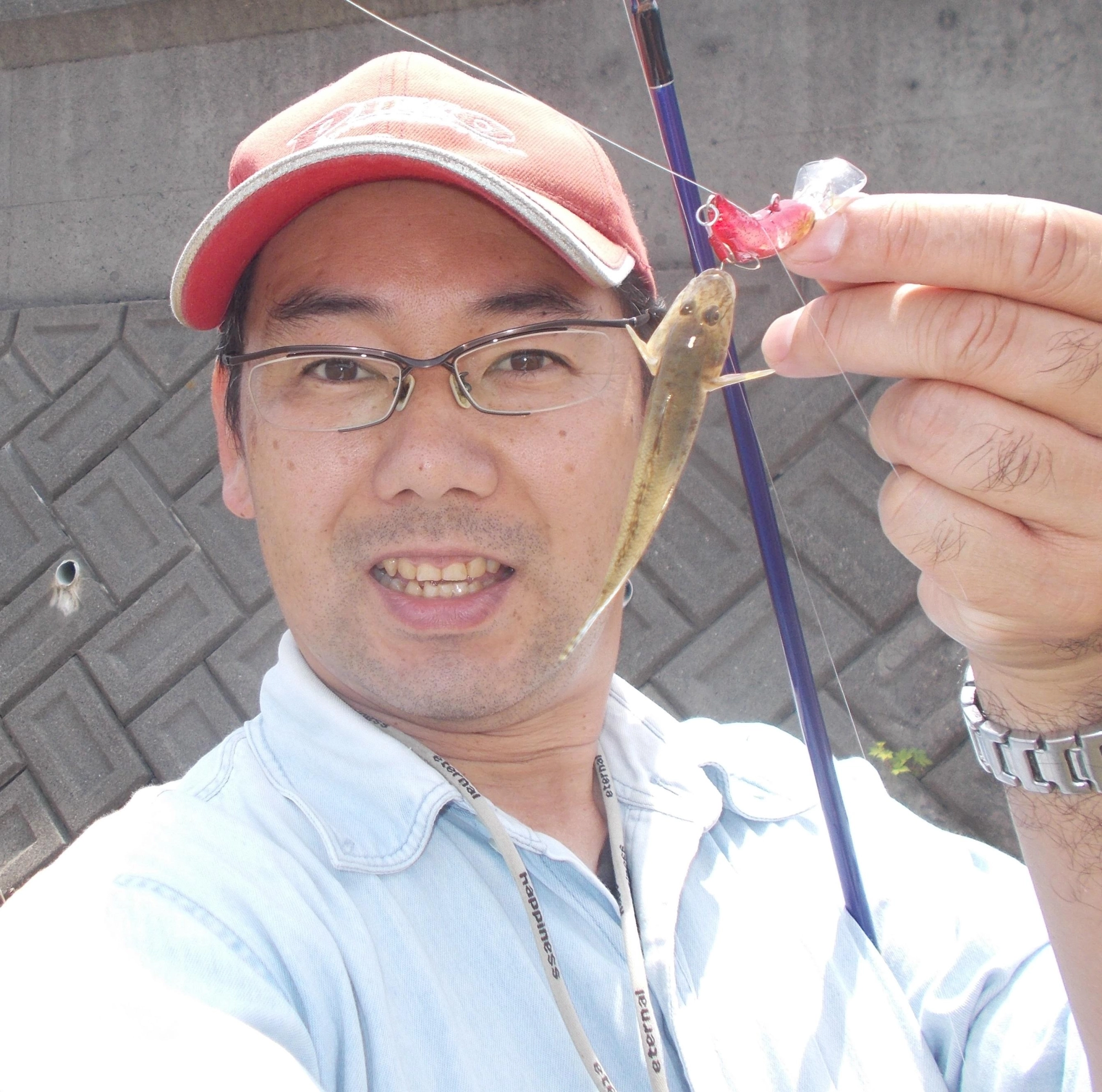 手長エビを狙っていたら見えたので切り替えて狙って見ました。まだ小さいのが多いですが大きいのは８ｃｍほどと針に掛かる大きさが見えました。