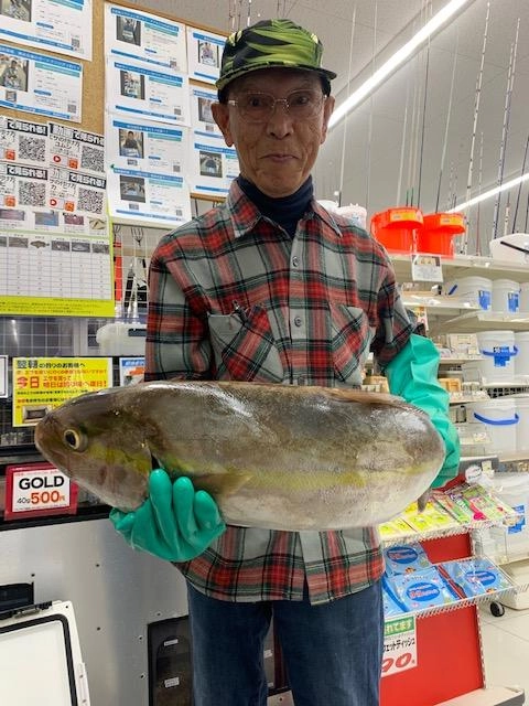 大物で会心の表情！