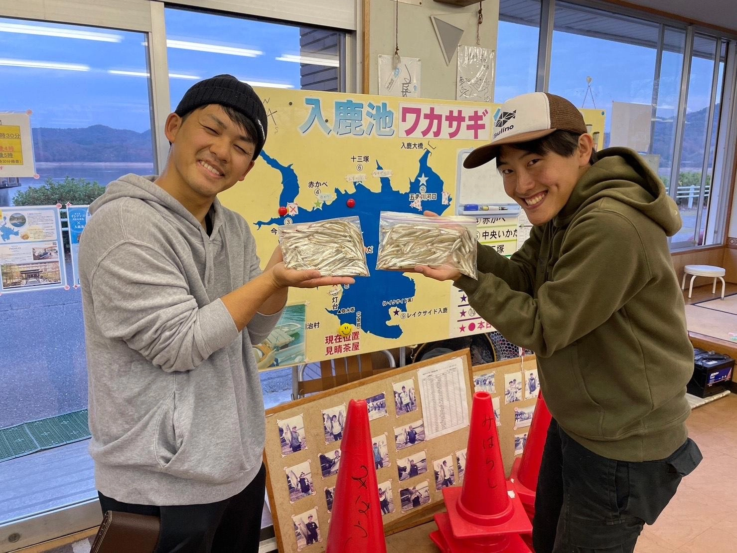 最終的に二人合わせて200匹越え！
