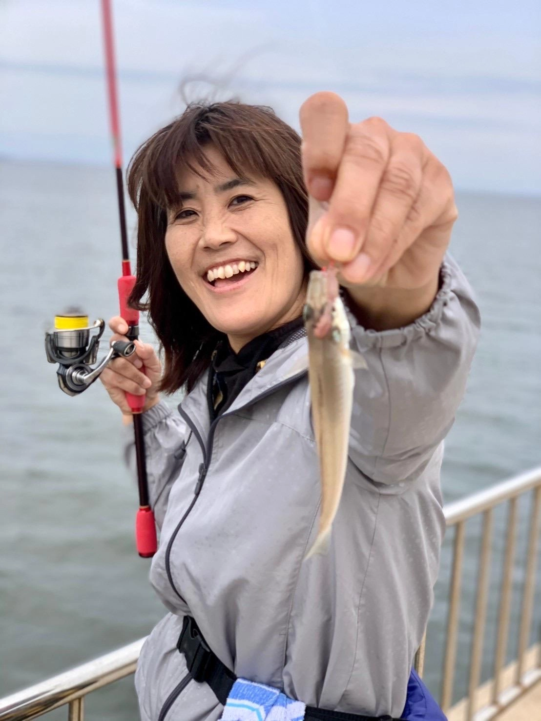 ちょい投げてヒイラギが多い中、シロギスやハゼも釣れました(^^♪