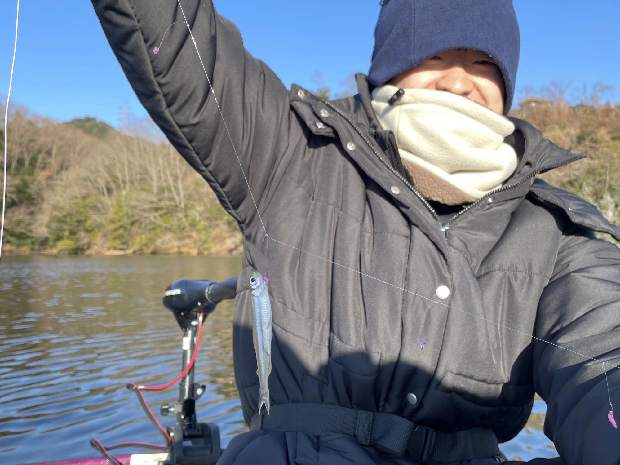 スタッフ市川　ワカサギゲット