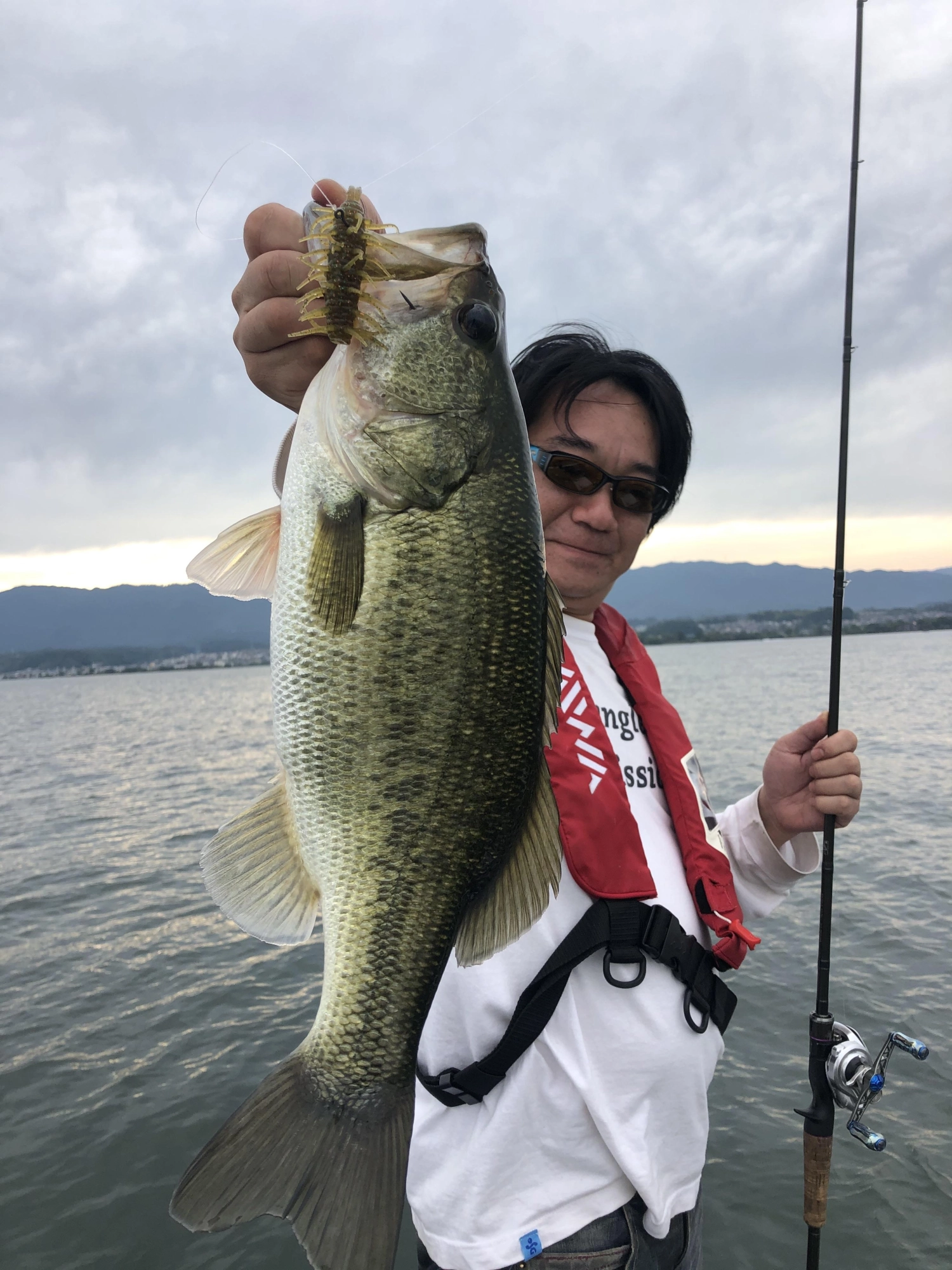 南湖のワカサギパターンでもコイケシュリンプBIGが有効