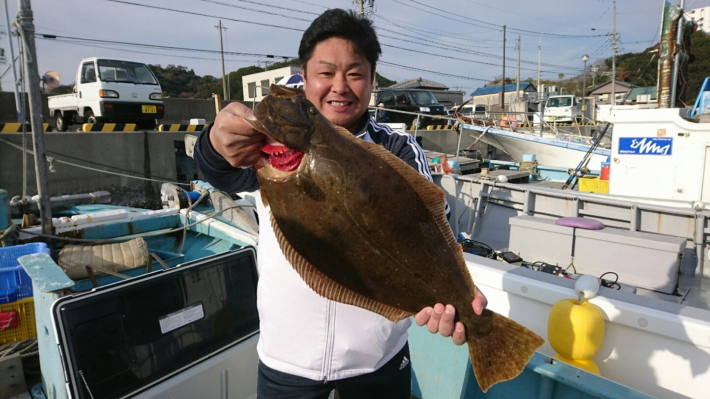 62ｃｍの大型ヒラメ釣れました!