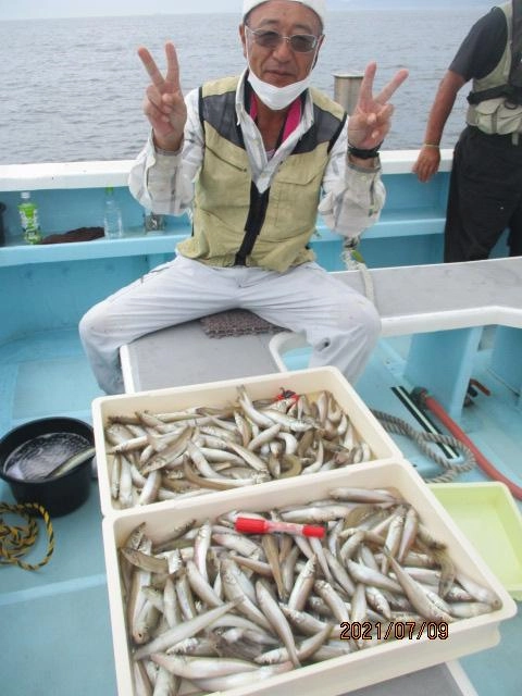 いつもの常連様は朝イチからダブル、トリプル、④点掛けと釣ってましたよッ(°▽°)