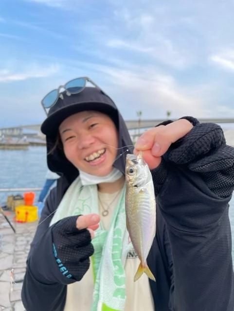 仕掛けはピンクスキンの４～５号サイズでOK！今回はアミ姫を使用しました。