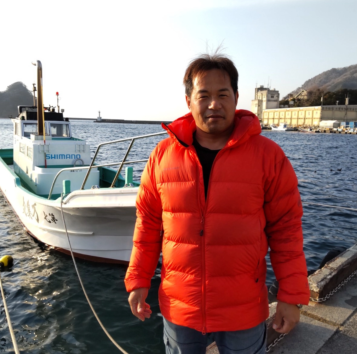 田子漁港　万集丸　藤井船長　