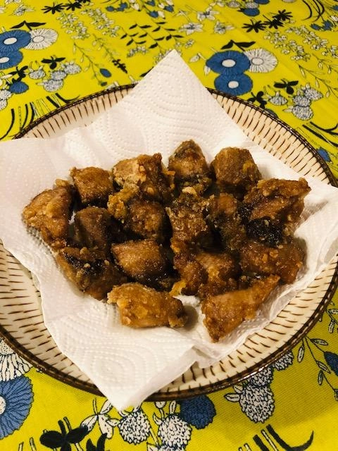 竜田揚げにして美味しく頂きました。