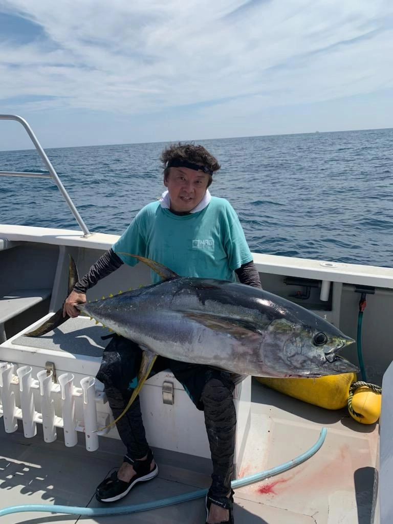 40ｋｇクラスの真夏マグロは良く引きます！体力勝負の夢を追いかけたい方は、ぜひチャレンジを！