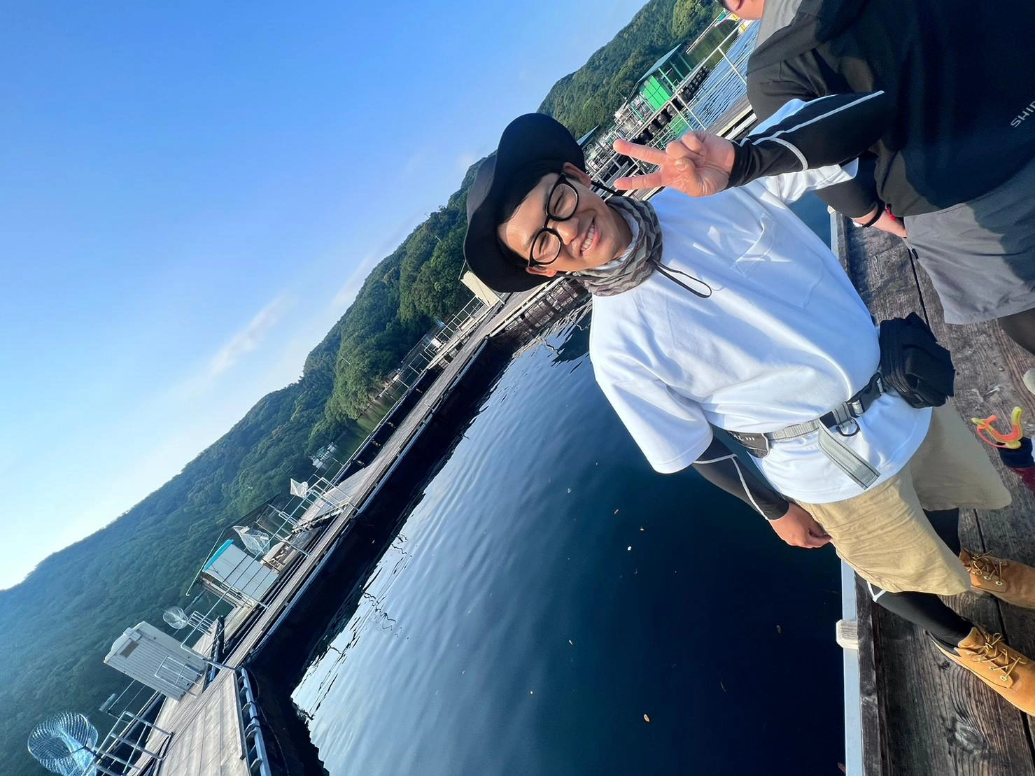 この日は貸し切り！
広い釣り場でのびのび
釣りができました！