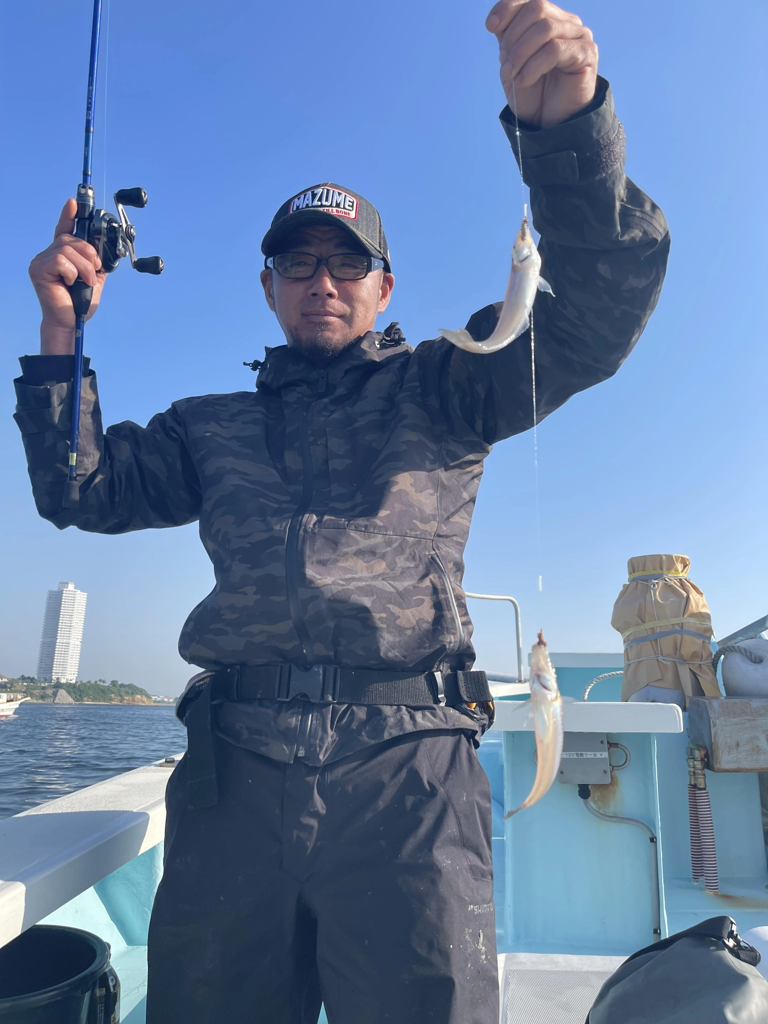 こちらの常連様は今シーズン初のモロポチャギス ダブル掛けに成功ッ(°▽°)