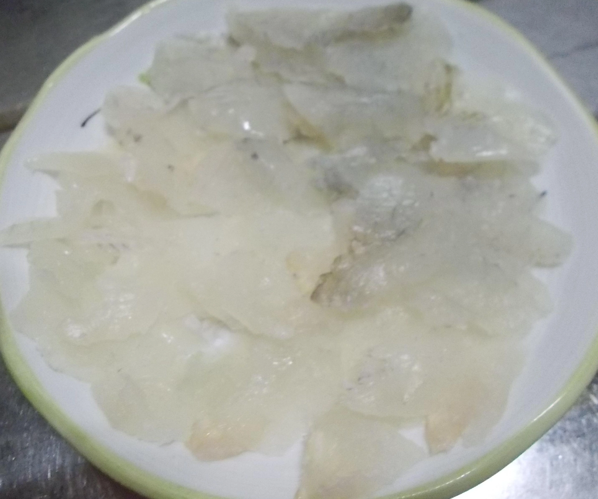 肉厚のカレイだったので表面はお刺身にしてみました。