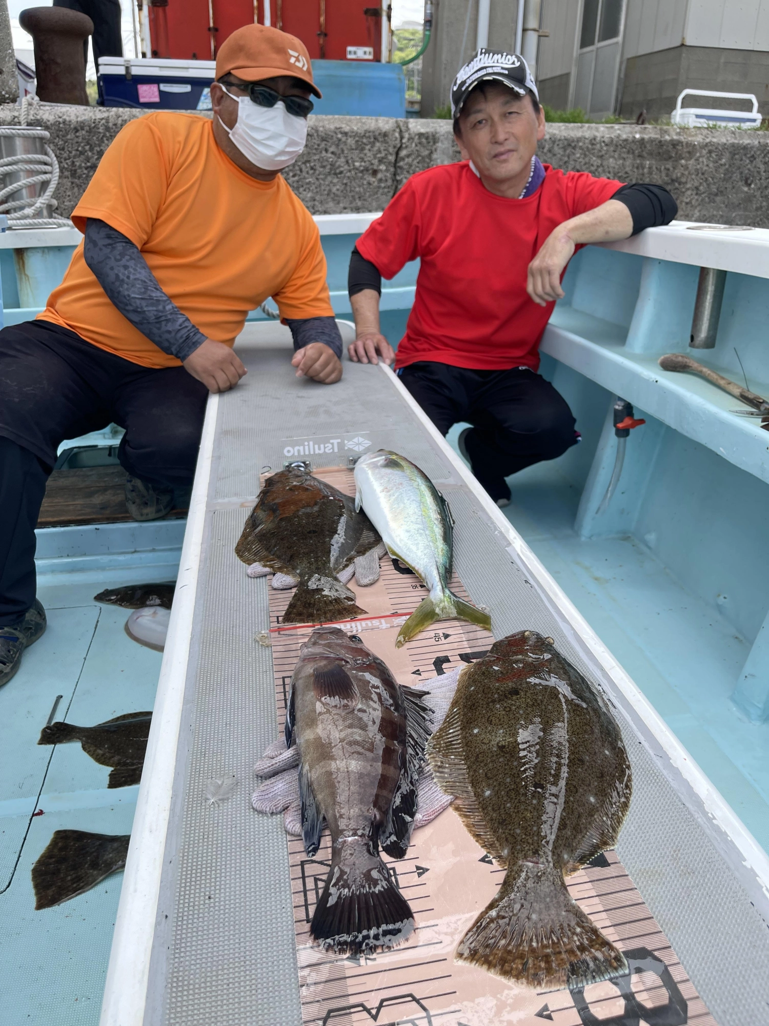 こちらの常連様もヒラメにハマチにマハタを狩るッ(^-^)