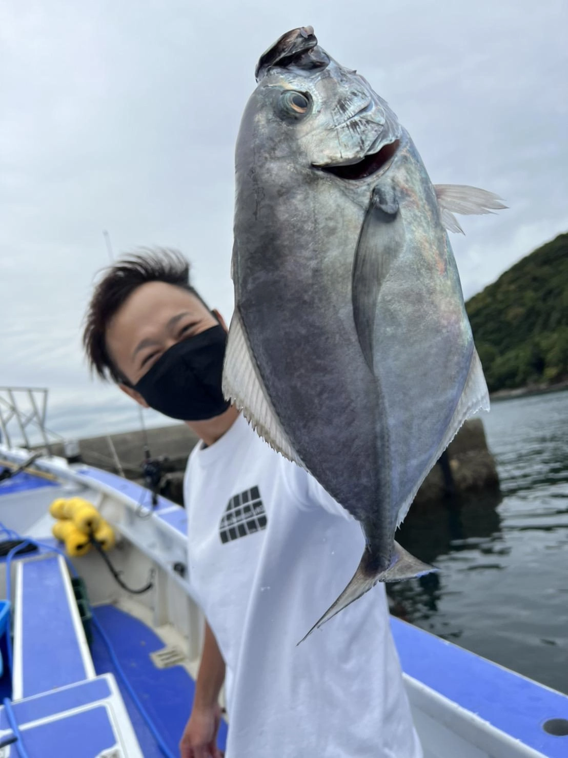 もくアジを釣ることができました!!食味がとてもよいアジです！