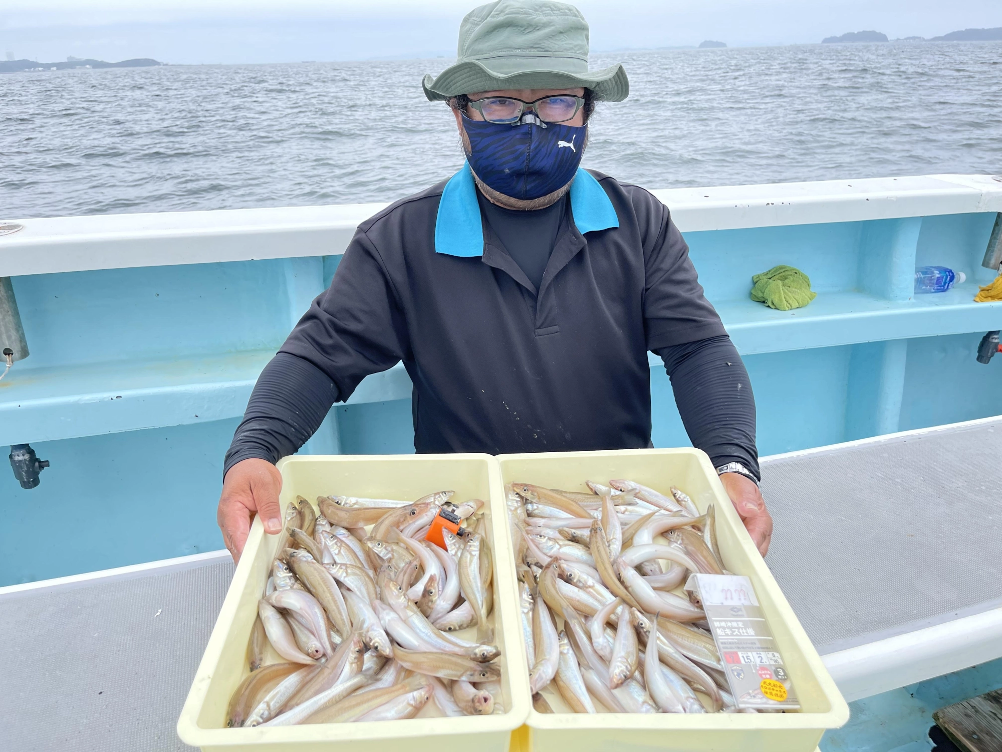 今日のトップ釣果 デカポチャギス主体で⑦時間で❶❶❼本も釣り上げましたよッ(°▽°)